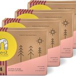 Nest Baby Diapers, Size 1, 7-13 lbs. (28 Count) Disposable Premium Diapers for Newborn Babies, Gentle Plant-Based Materials, Fragrance-Free